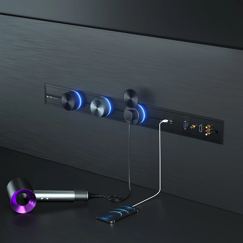 Universal-Multi-Smart-Office-Desk-Power-Rail-Track-System-Electric ...