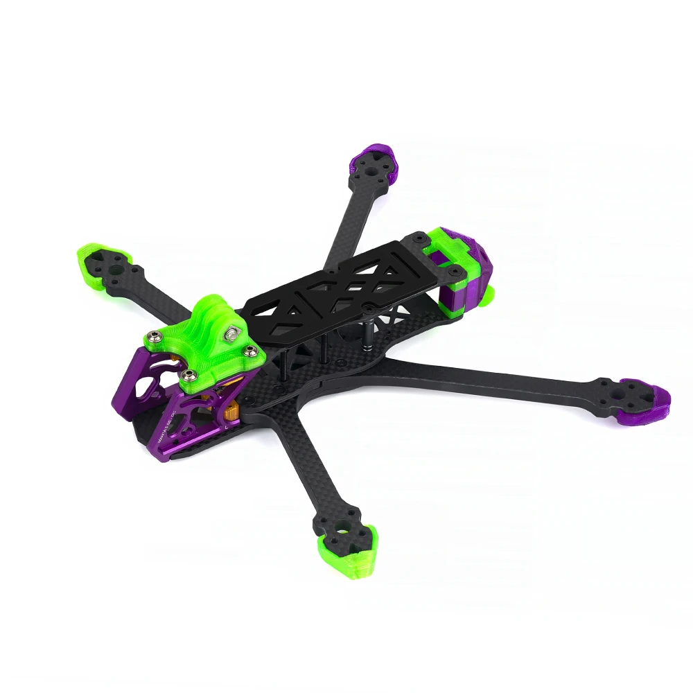 Axisflying Manta 5 SE DC Frame for 5 inch Purple-green Mixed Color FPV Freestyle RC Drone