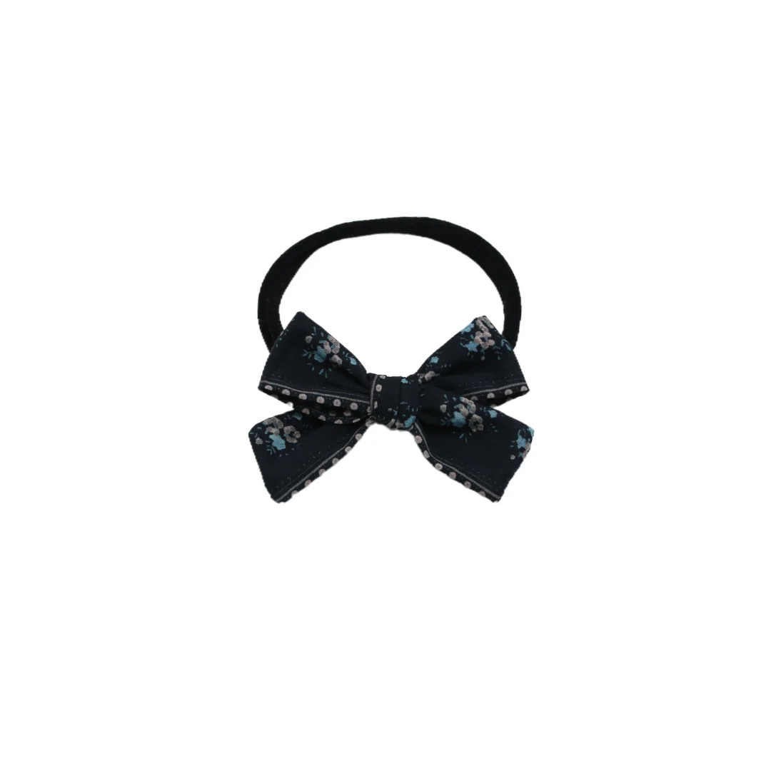AP New winter Cotton Floral bow elegant headband fashion children hairband hair accessories baby clip OEM