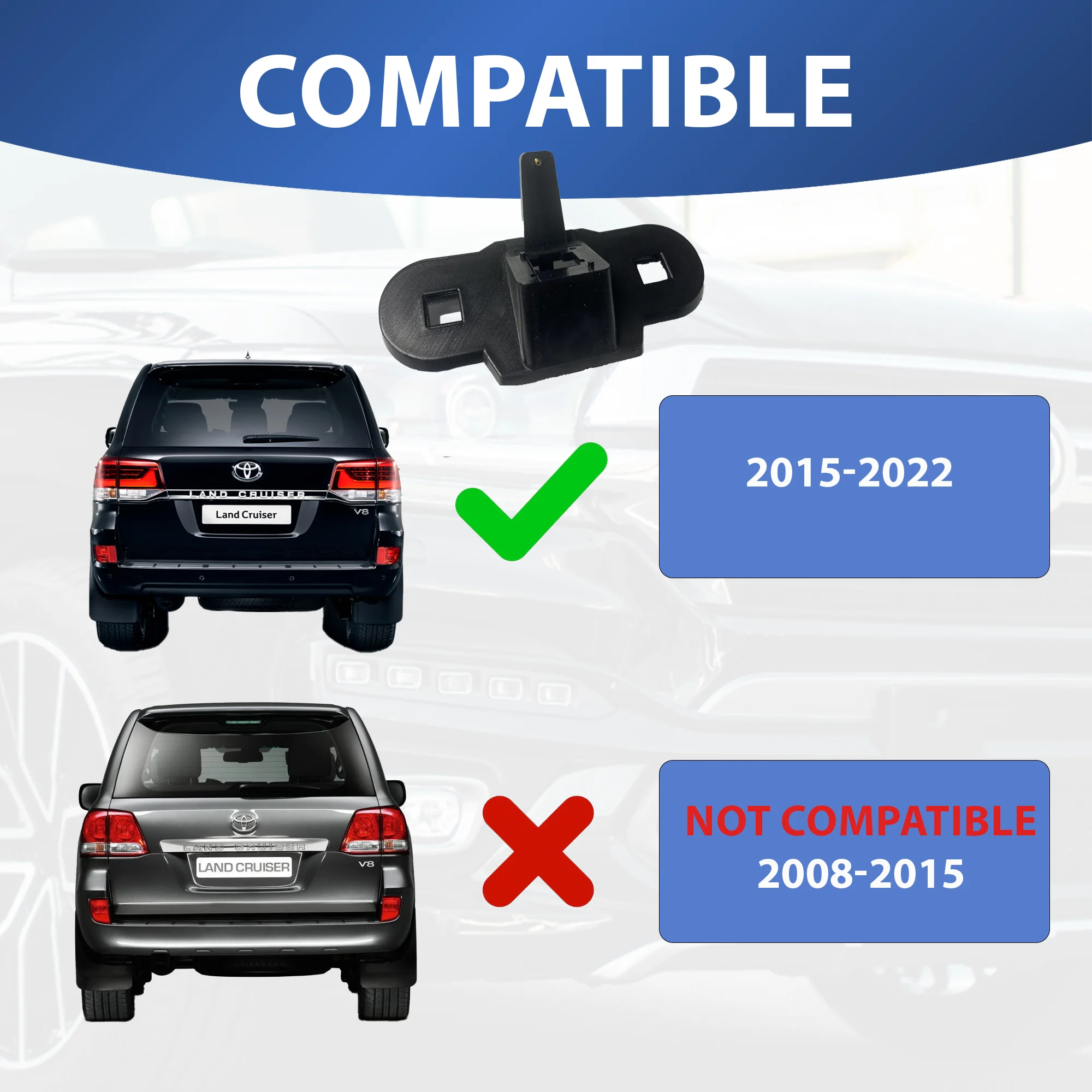 Original Rear Camera Washer Automatically Cleaner for Toyota Land Cruiser 200 2015 -