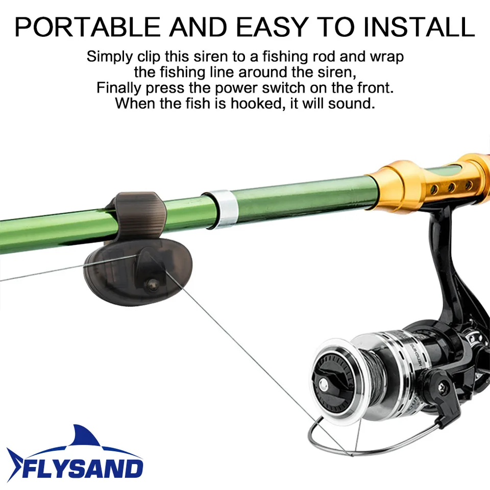 Alarme de Morsure de Pêche, LED Fishing Electronic Fish Mice Alarm