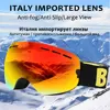 UV400 Double Layers Anti-fog Ski Goggles Lens Ski Mask Glasses Skiing Snow Snowboard Eyewear Mirror Polarize Goggles for Men 6