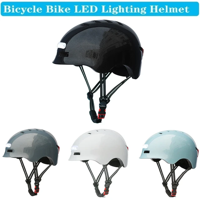 Lancements-Casque de vélo électrique avec feu arrière LED, casque de vélo  de route pour hommes et femmes, casque de vélo urbain de ville, lumière de  freinage, IPtage, 4u - AliExpress