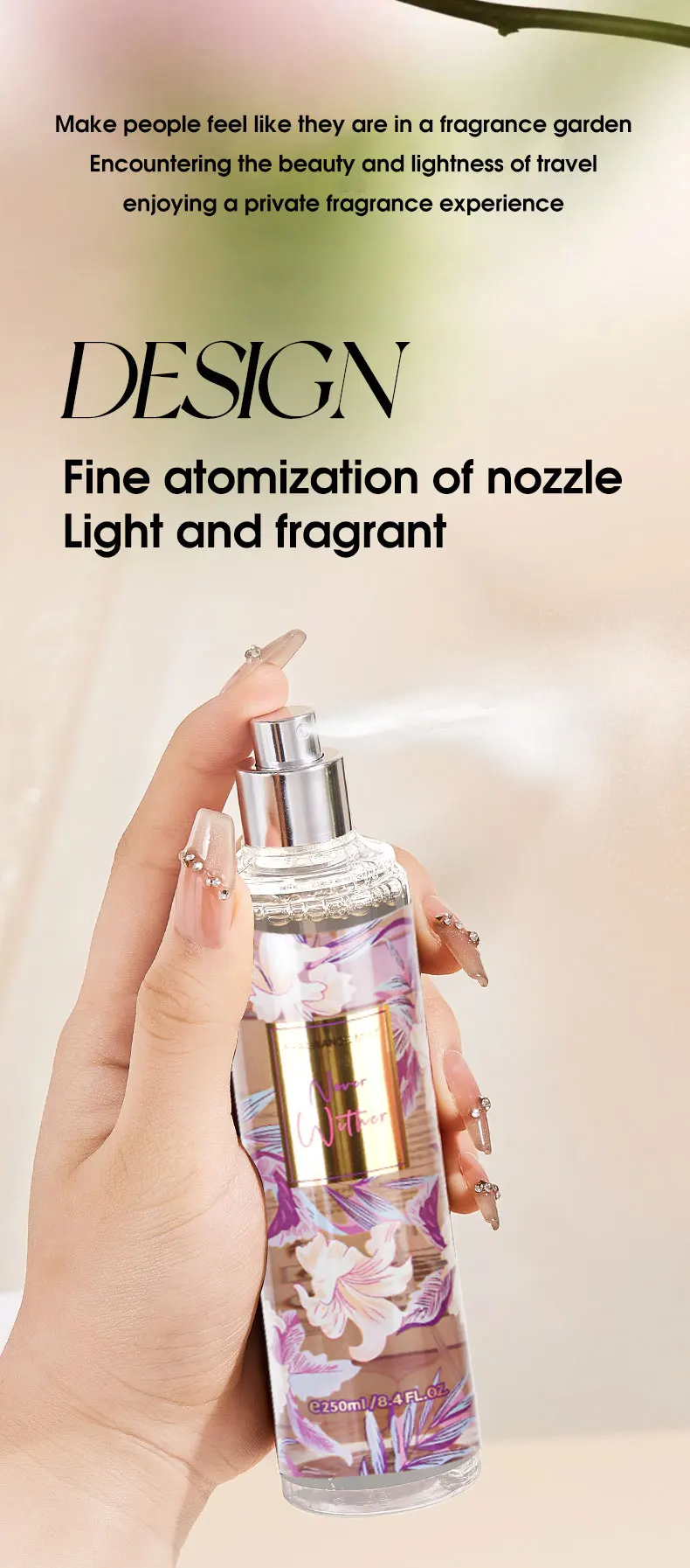 Langanhaltendes Blumig-holziges Bodyspray Eau De Cologne Für Alle_voghion.com