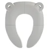 Children's Portable Folding Travel Toilet Seat With Non-Slip Silicone Pad Potty Training Seat for Toddlers, Boys and Girls 4