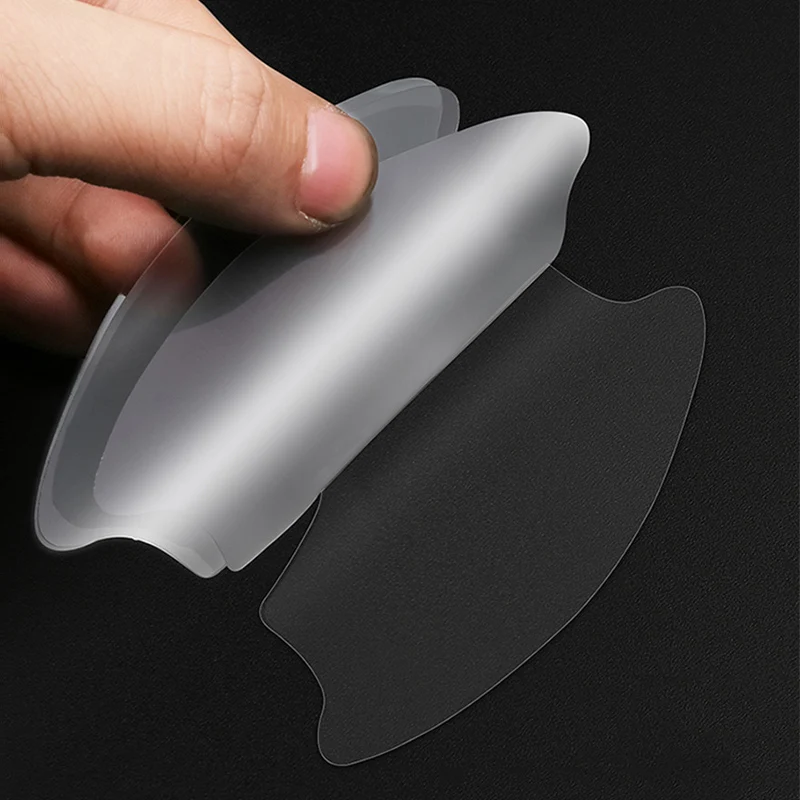8 stücke Auto Türgriff Aufkleber Transparent Schutz Film Für Jaguar X S F XF XE XJ XK XEL XFL XJL XJ6 XJS XKR XFR F-Typ F-Tempo – Detail 5