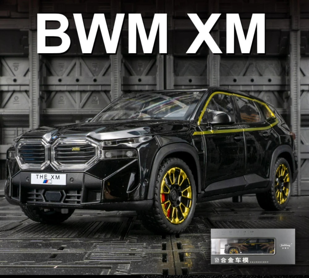Luxury 1:24 Alloy Metal Diecast Car with Sound and Light - Children's Toy and Collectible Gift