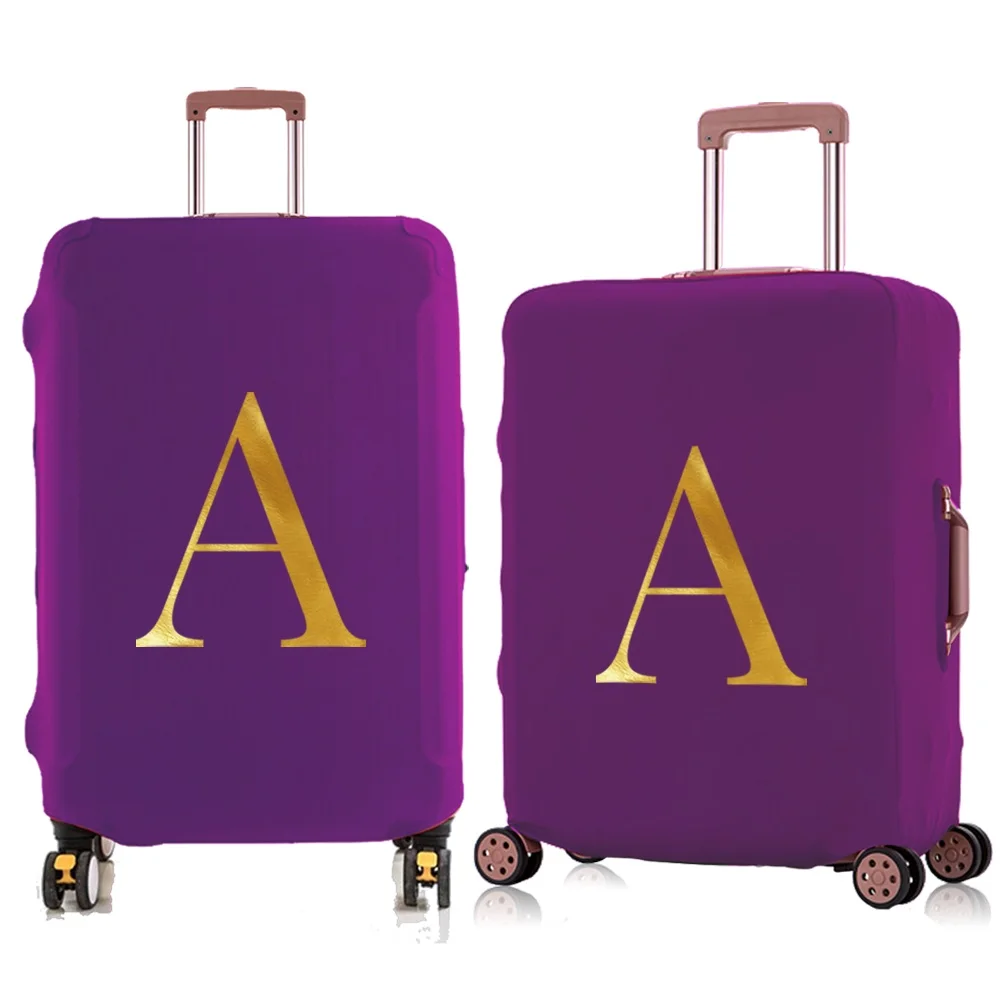 mala de viagem capa protetora capas de bagagem elástica protetor para carta iniciais padrão bagagem mala de viagem caso