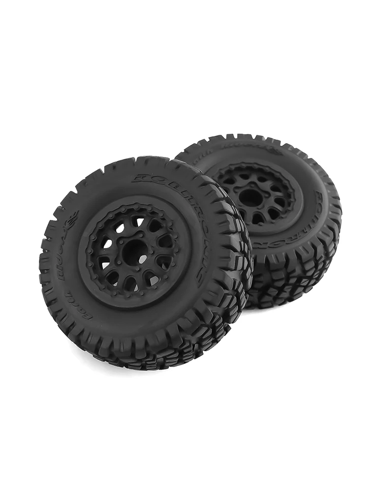 4pcs 108mm 1/10 Short Course Truck Tire Wheel Tyre 12mm Hex For Traxxas Slash Arrma Senton HuanQi 727 Vkar 10sc HPI HSP RC Car