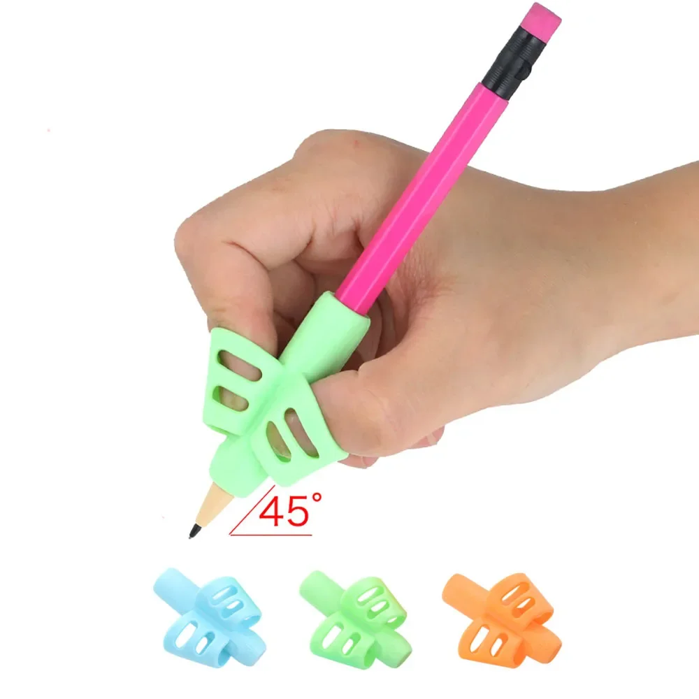 Children develop correct writing, hold a pen, learn to practice silicone pen assisted holding pen posture corrector, student