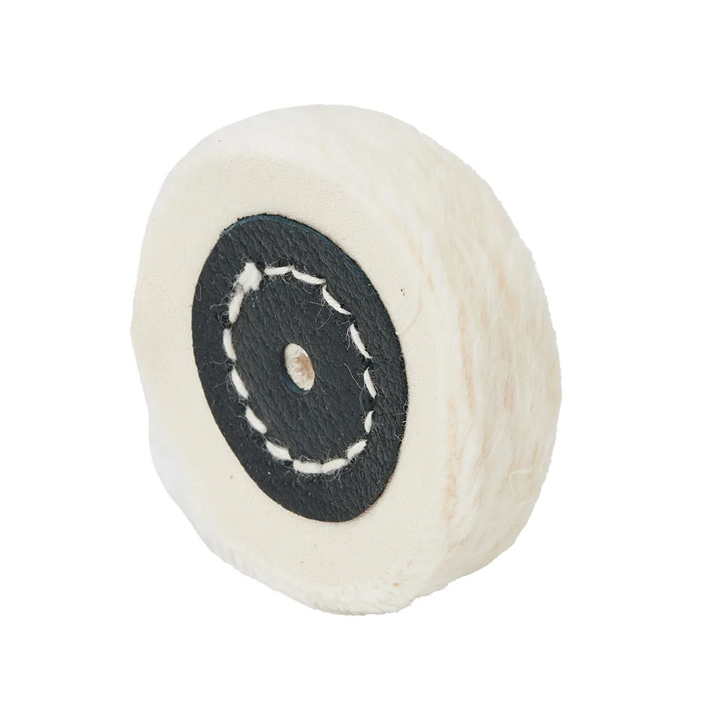 

1Pc 50-200mm Abrasive White Cotton Lint Cloth Buffing Wheel Gold Silver Jewelry Mirror Polishing Wheel Arbor Buffer Grinder Pad