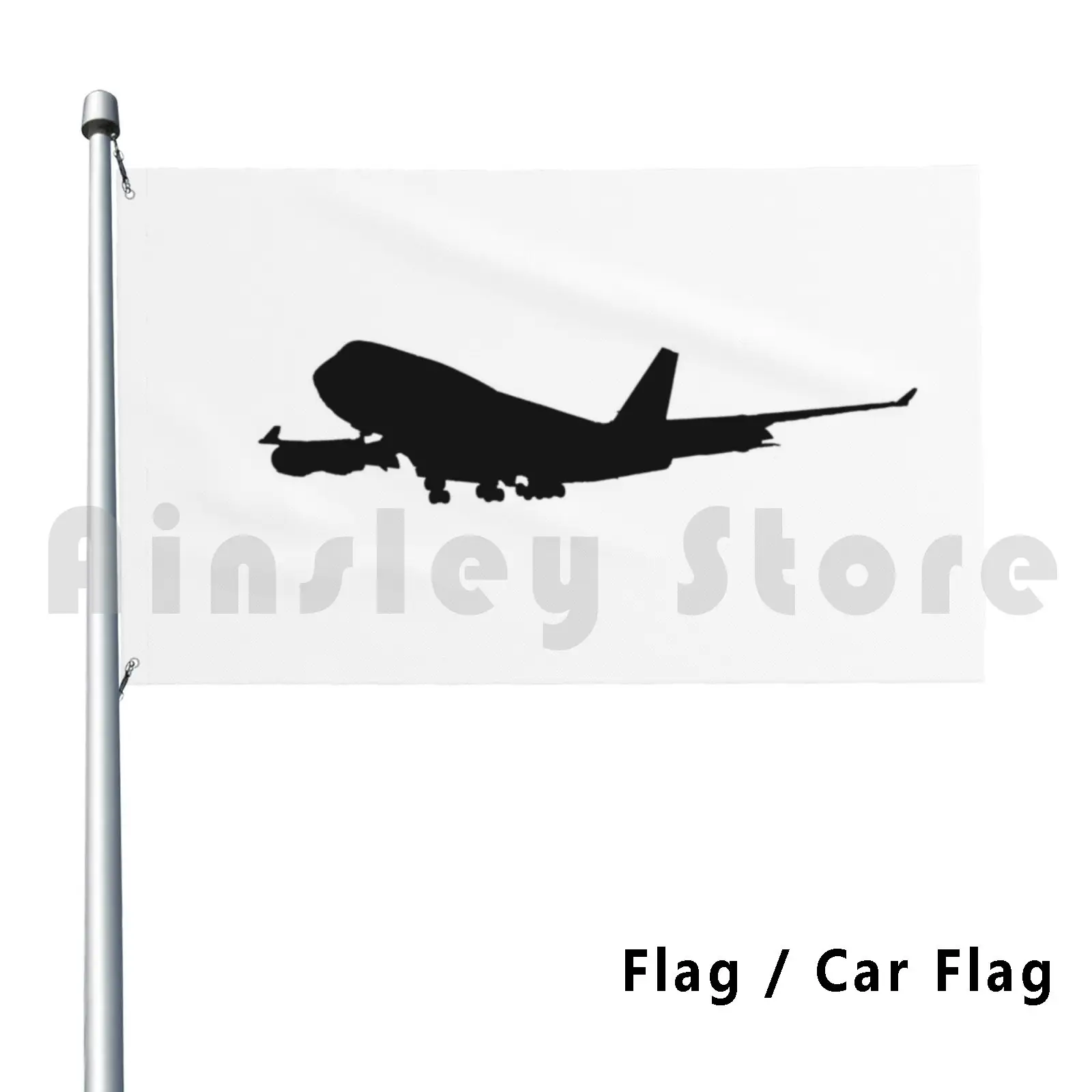 Boeing 747 Shadow Outdoor Decor Flag Car Airplane Aviation Flying Flight Thewingedllama Travel |