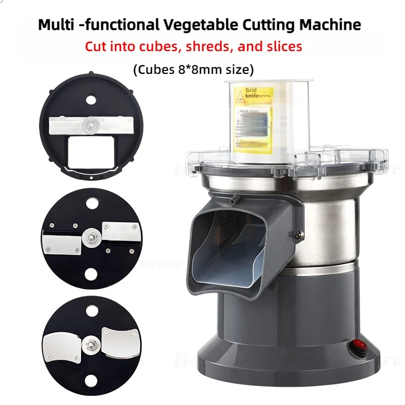 HomeWise X1 Commercial Multi-function Vegetable Cutter Cutting into Cubes Slices and Shreds Maker both hard and soft Cutter 1