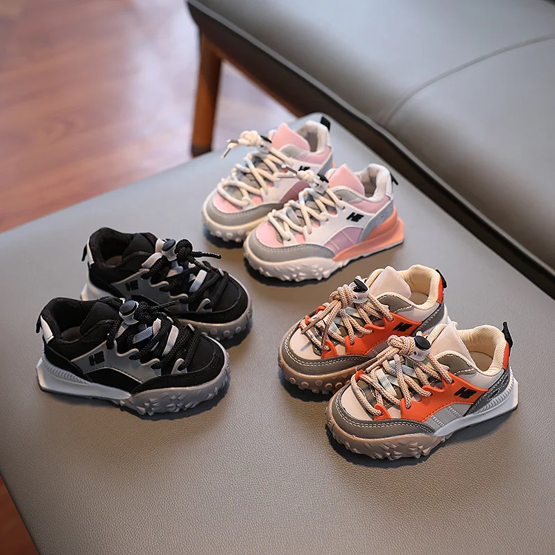 Spring Autumn Kids Sports Shoes Children Casual Shoes Boys Girls Mesh Breathable Outdoor Shoes Children Running Sneakers 21-36 2