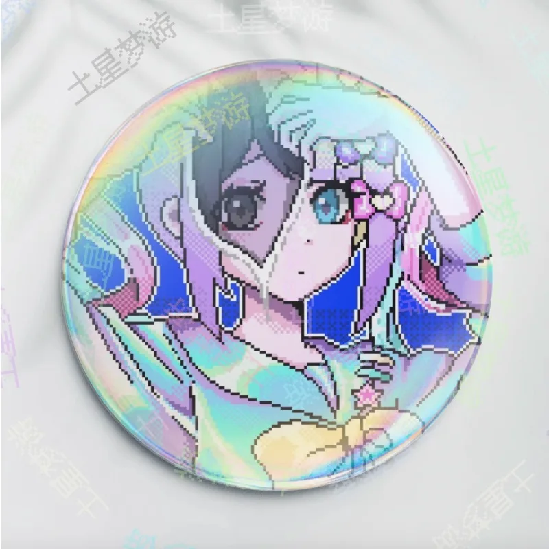 

New NEEDY GIRL OVERDOSE KAnge Ame Game Animation Peripherals Bar Chi Badge Cartoon Cute Collect Women Gift Decorate Ornaments