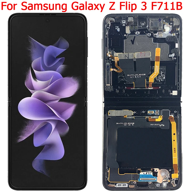 New Original For Samsung Galaxy Z Flip 3 5G SMF711B F711N F711U LCD