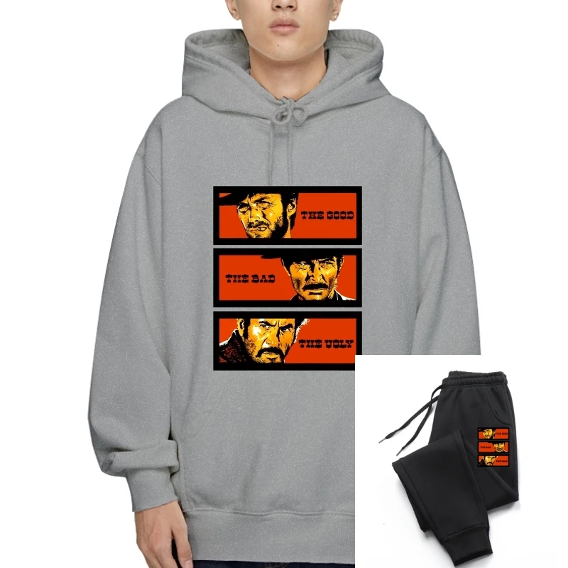 

The Good The Bad & The Ugly SweaHoody Sweatshirt Hoodie 100% Premium Cotton Clint Eastwood Cotton Hoody Cheap Wholesale