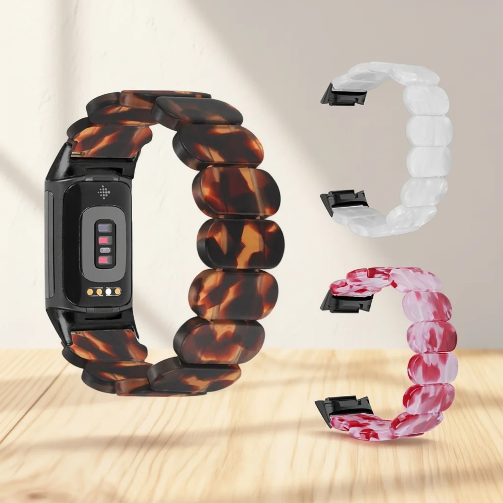 Breathable Resin Strap - Sport Elastic Wristband for All-Day Comfort