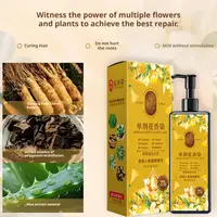Shampoing de teinture capillaire naturelle longue durée, teinture de parfum Floral à dose unique végétale pour couverture de cheveux gris pour femmes et hommes 4