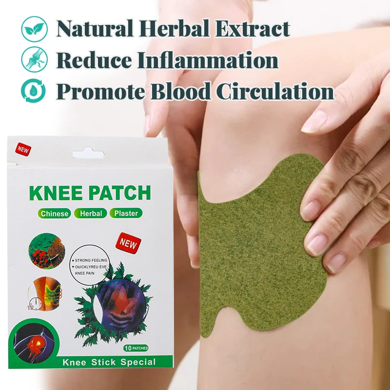 Wormwood Knee Plaster Arthritis Muscle Joint Pain Stickers Pain Relief Patches Chinese Herbal Medical Analgesic Plaster pain relief patch 10pcs