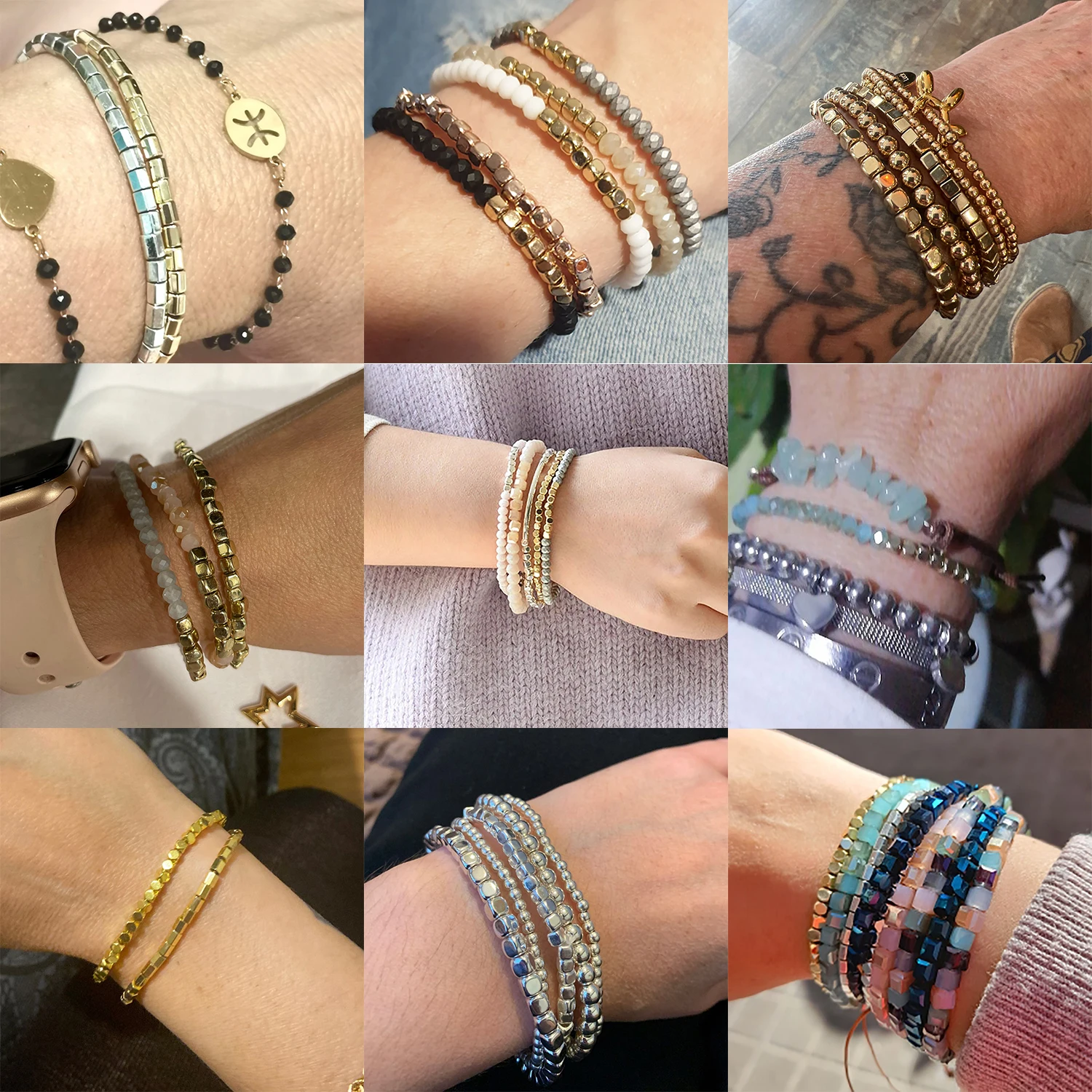 Retention Farbe Hohe Qualität Weiß Gold Überzogen Hämatit Perlen Natürliche Unregelmäßige Herz Runde Perlen Für Schmuck, Die Diy Charme