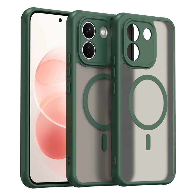 Magnetic Translucent Frosted Matte Waterproof Phone Case