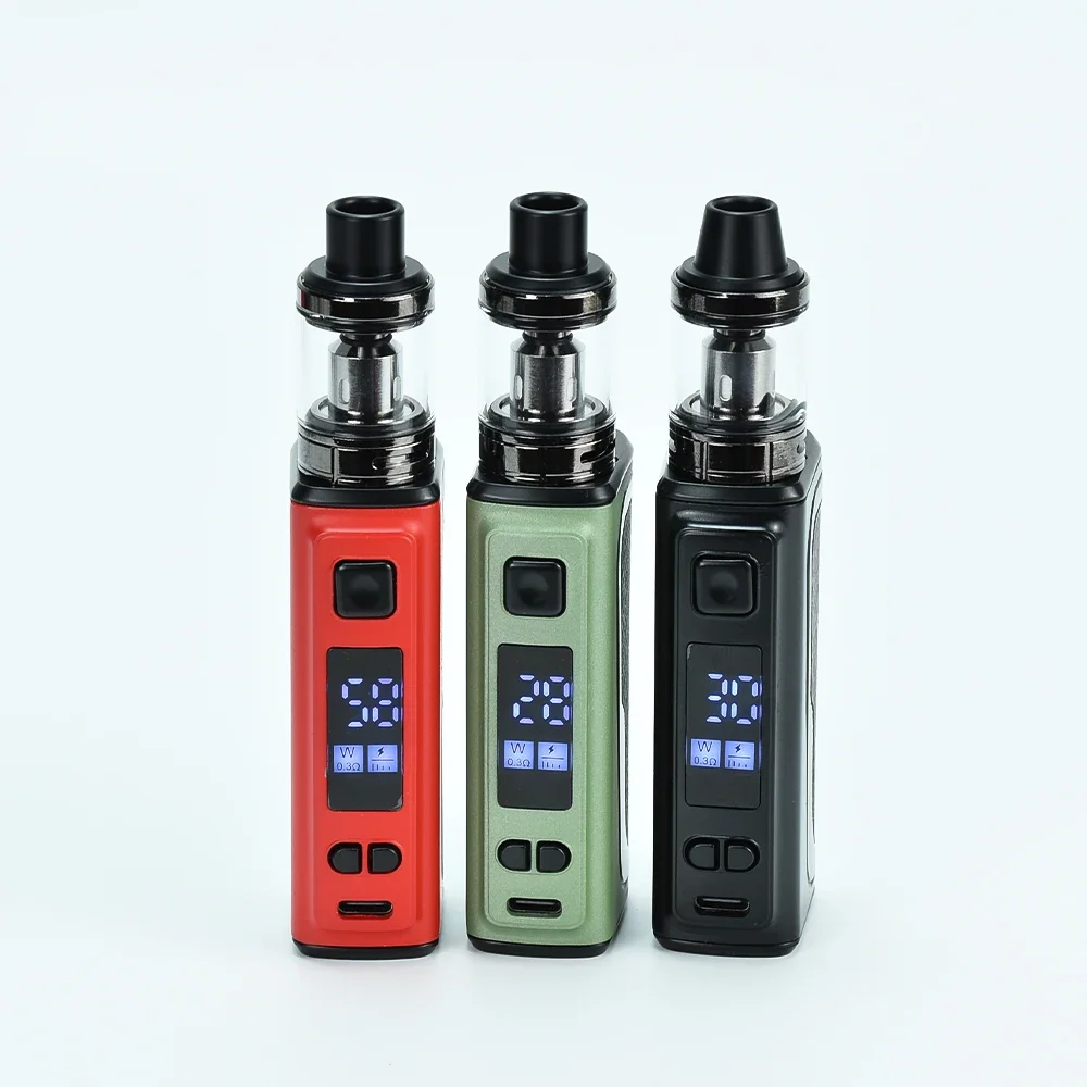 Wolf Coolvape Cigarette Vaporizer kits E5 120w mod kit Electronic Cigarettes Vape built-in 1800mah OLED Screen 2.5ml Atomizer