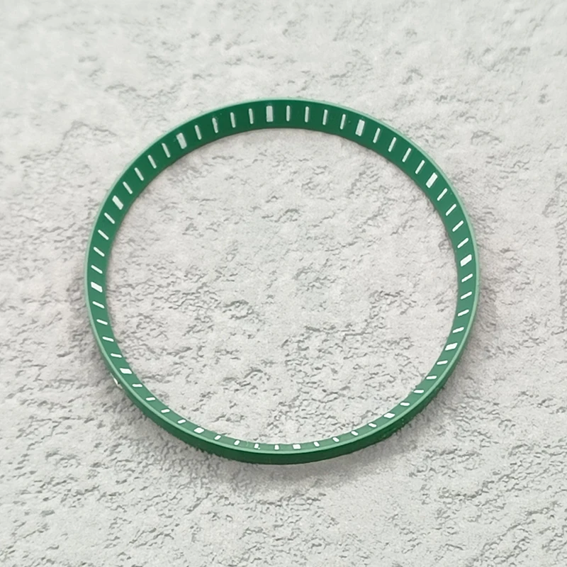Mod skx007 Uhrengehäuse Kapitel Ring passt skx009 srpd Gehäuse durchmesser 30,5mm mehrfarbiger Ring Herren Taucher uhren teile – Detail 4
