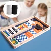Bounce Chess Wooden Board Game Floor Toy Parent Child Interaction Double Battle TIKTOK Same Style Group Party Game Gift 1