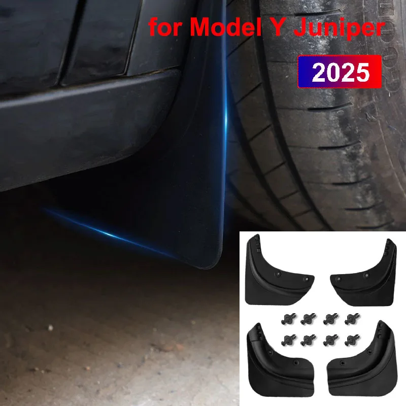 Tesla Model Y Juniper 2025 휠 머드 가드 플랩 머드 플랩 스플래시..
