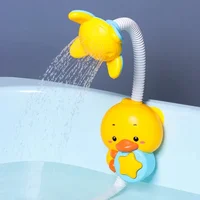 New Bathing Toy Baby Water Game Duck Model Faucet Shower Electric Sprinkler Swimming Bathroom Baby Toy 1