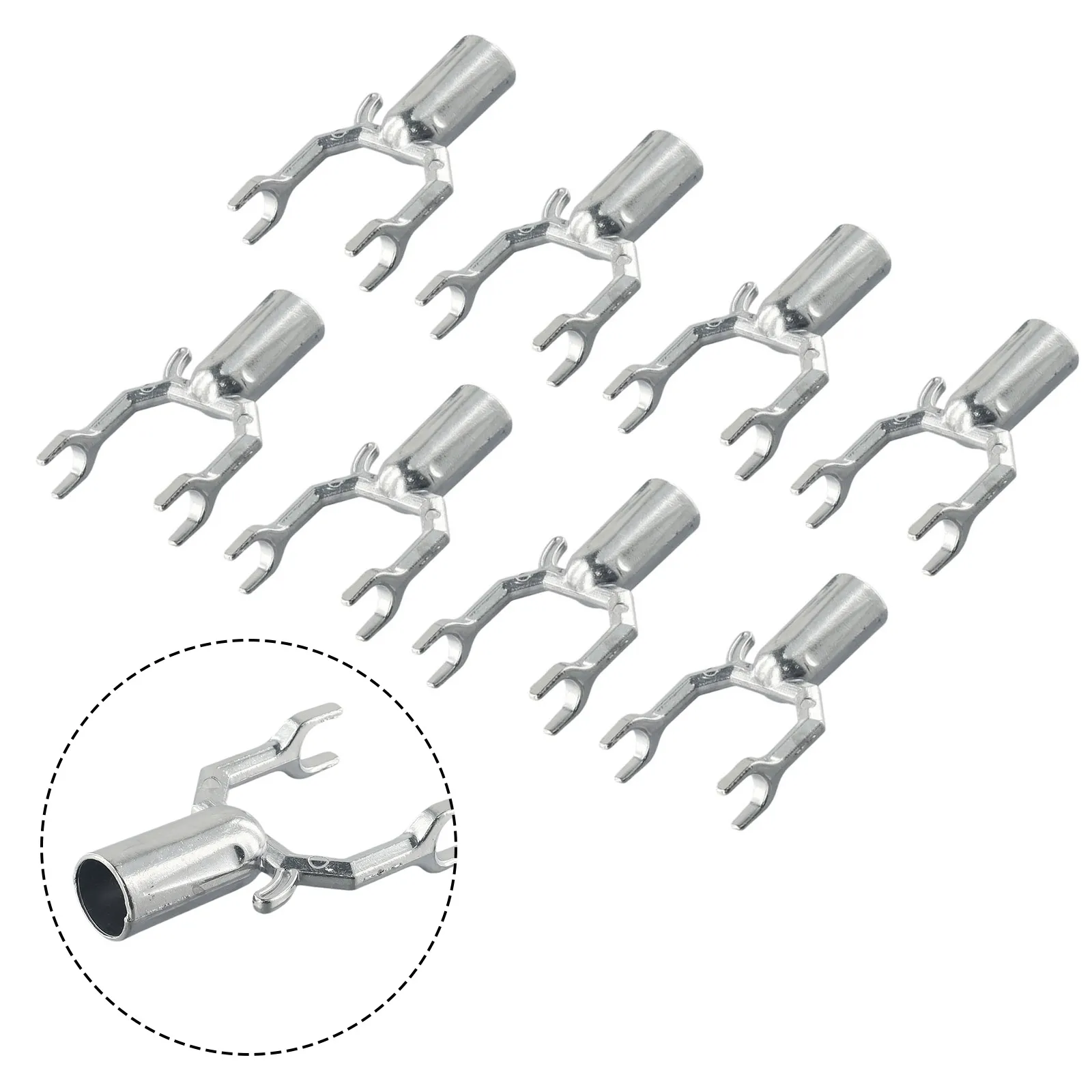 Branch Supports 8pcs Branch Crutch Aluminium Alloy Fruit Tree Bracket 10X6X1.9cm for Modeling Securing Plant Care Parts plastic plant supports plant stem support plant support racks metal plant stand