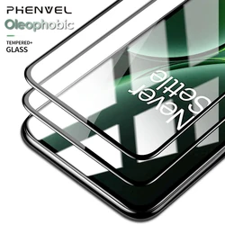Oleophobic Full Cover Tempered Glass Screen & Lens Protector for 2 Screen 1 Lens (For Nord CE 3)