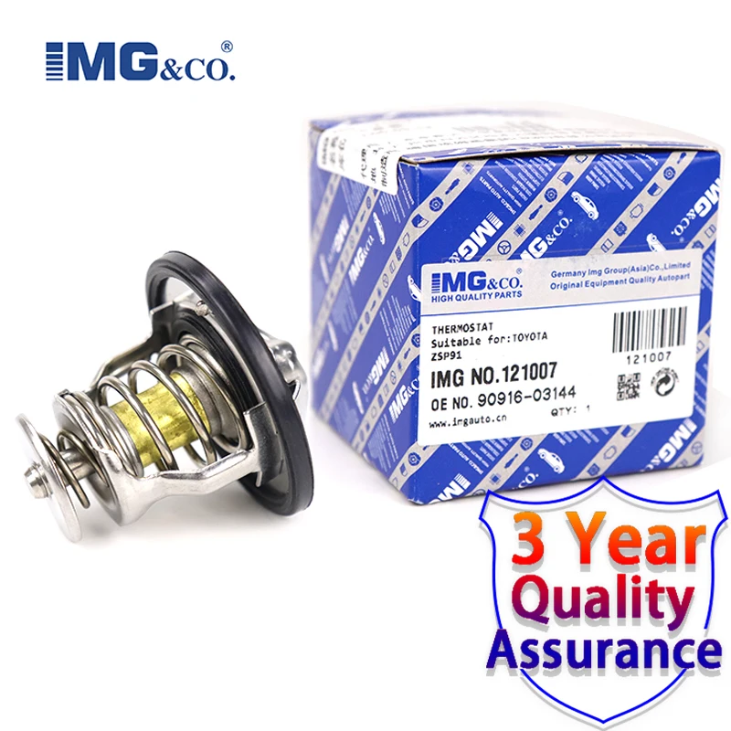 IMG Coolant Thermostat OE: 90916-03140 9091603140 For Lexus ES300h ES350 RX350 RX450 Toyota Avalon Camry Highlander RAV4 Sienna