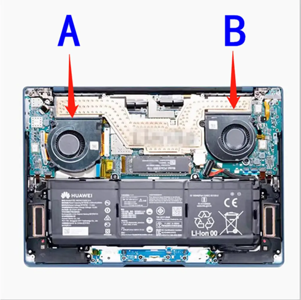 New laptop CPU cooling fan Cooler Notebook PC for HuaWei MateBook X Pro 2022 MRG-W56 EG50040S1-CQ10-S9A EG50040S1-CQ20-S9A