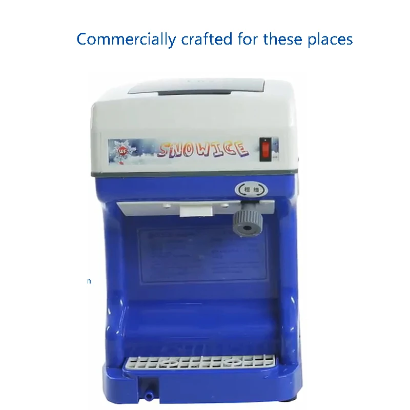 

PBOBP Stainless Steel Ice Crusher Mini Ice shavers Chopper Manual Snow Cone Smoothie Maker Ice Block Breaking Machine