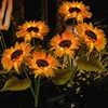 Solar Sunflower Butterfly Flower Light Outdoor LED Garden Lamp Waterproof Simulation Flower Landscape Light Yard Wedding Decor
