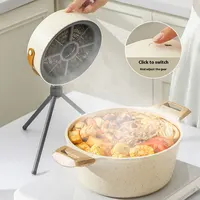 Desktop Range Hood 3 Speeds Adjustment Multi Filtration Kitchen Exhaust Fan Portable Smoke Extractor for Outside Camping Home 2