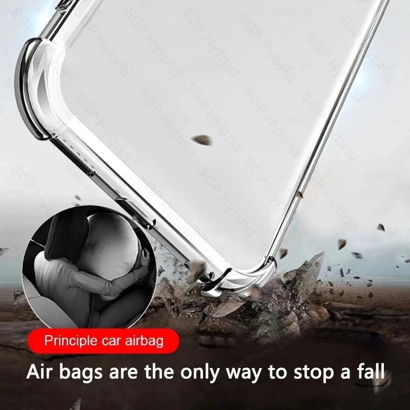 Clear Crystal TPU Soft Cover Ultra-Thin Shockproof Case