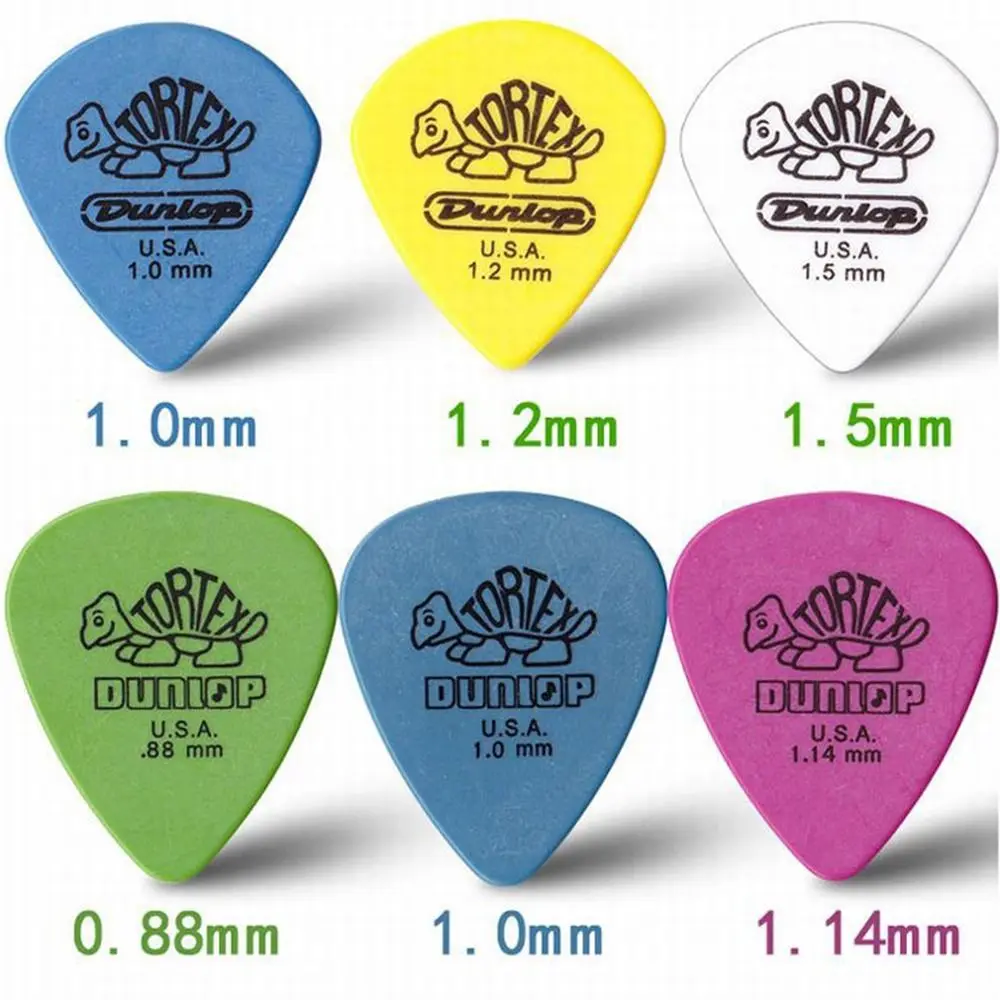 10Pcs ABS Material Anti-slip Style Multicolors Triangle Electric Guitar Picks Plectrum Thickness Guitar Accessories Music Picks