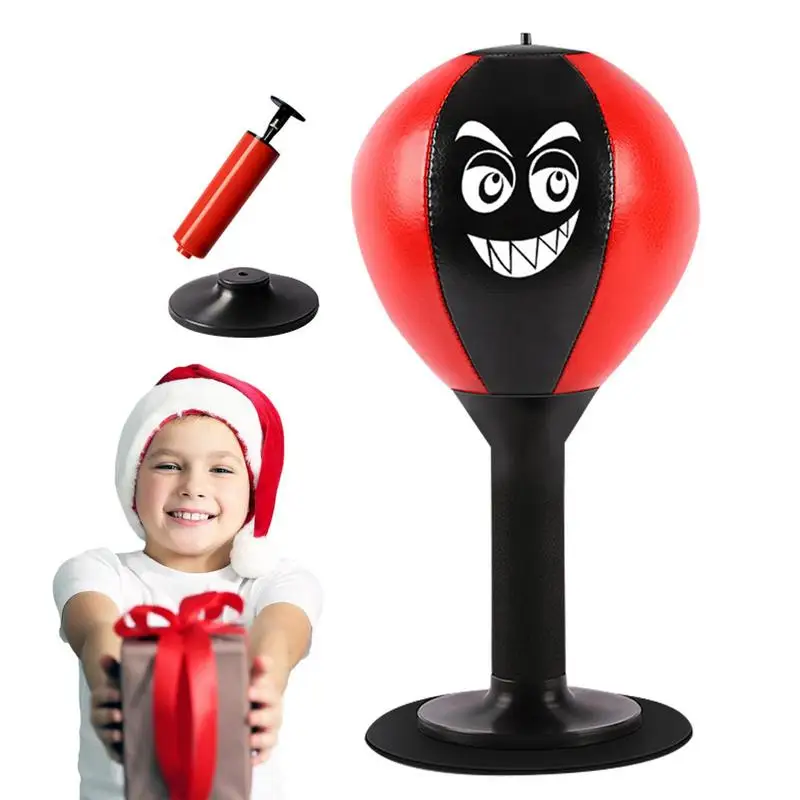 

Stand Boxing Punch Ball Speed Punch Desktop Punching Bag Ball Tabletop Suction Cup Reaction Target For Reaction Training And