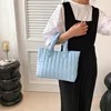 1pcs Ladies Tote Bags Large Capacity Cotton Padded Bag Solid Color Casual Fashion Nylon Elegant for handbag 2