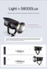 LATZZ 500W LED Video Light Bi-color 300w 400w Continuous Output COB Photography Light APP Control Studio Lamp for Live Streaming 4