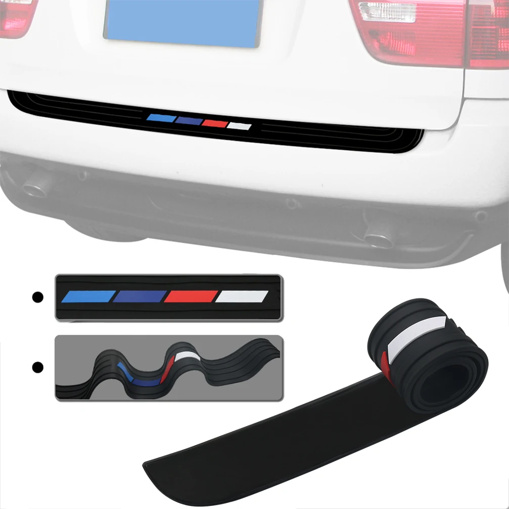 Parts Accessories Rubber Trim Car Rear Guard Bumper Sticker Panel Protector 90cm