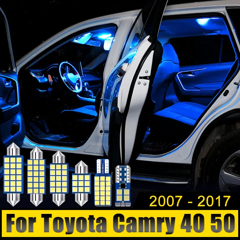 

For Toyota Camry 40 50 XV40 XV50 2007-2010 2011 2012 2013 2014 2015 2016 2017 Car Reading Lights Vanity Mirror Lamps Trunk Bulbs