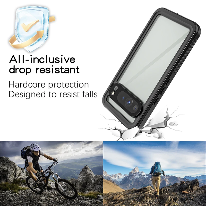 Ultimate Shockproof Waterproof Phone Case with 360° Protection and Lens Guard