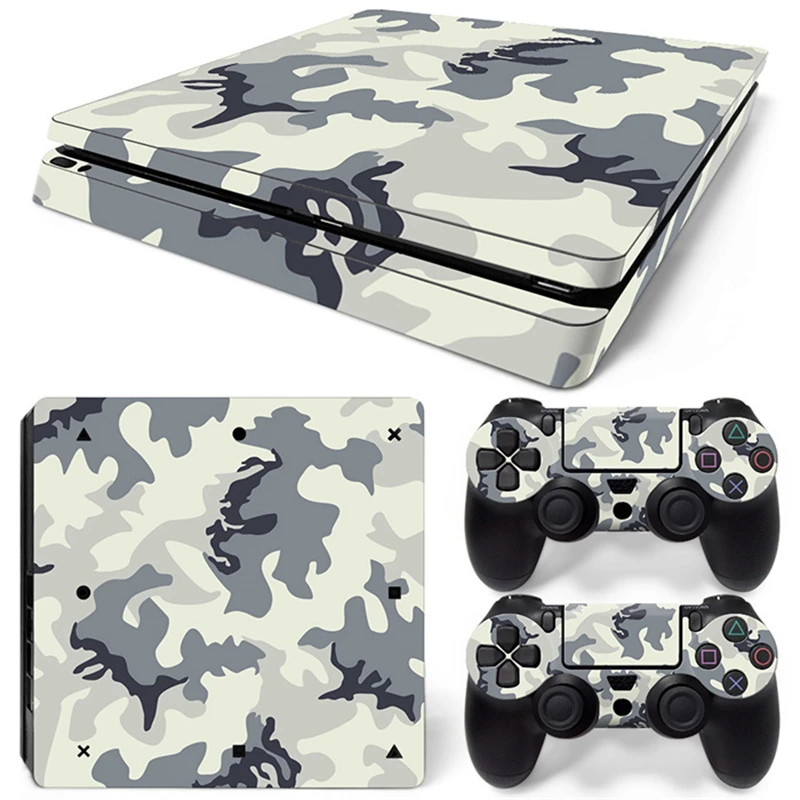 0598 Ps4 Slim Skin Sticker Decalcomania Cover Per Ps4 Slim Console E 2 Controller Skin Vinyl Slim Sticker Decal