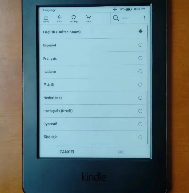 Original Kindle Paperwhite 2/Kindle 6th generation with backlight Kindle 8th generation without backlight e-book reader in stock