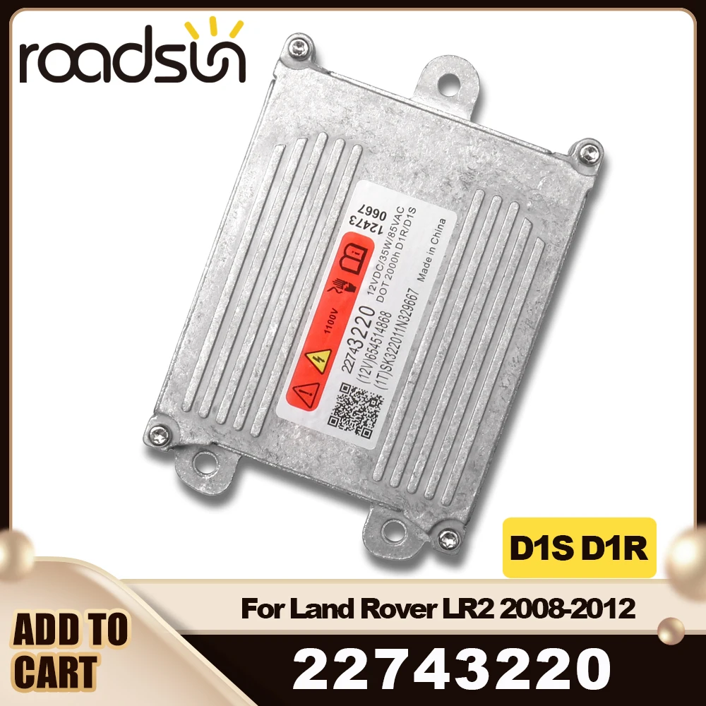 

22743220 654514868 KDLT005 Xenon HID Ballast 35W Block Control Module Unit D1S D1R For Land Rover LR2 2008 2009 2010 2011 2012