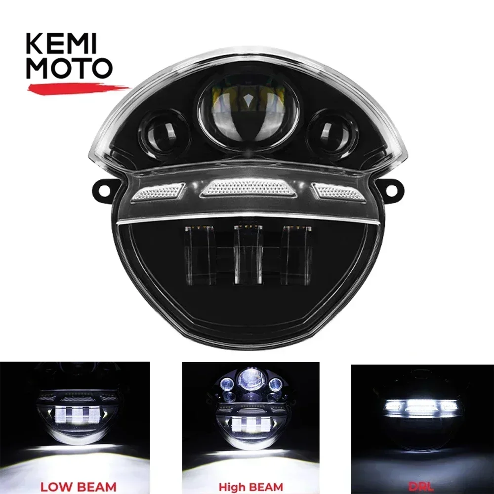 Ducati モンスター　LEDヘッドライト　Ｍ696.796.1100ほか Motodemic LED Headlight Conversion Kit Ducati Monster 696